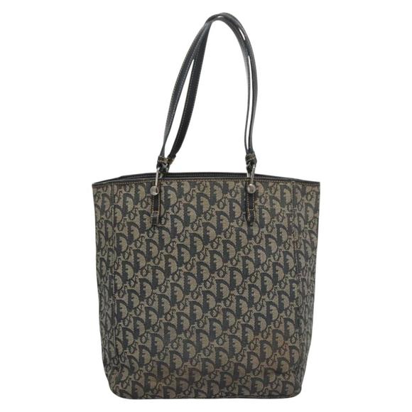 Christian Dior Trotter Canvas Tote Bag Navy Auth 113267 - Picture 3 of 16